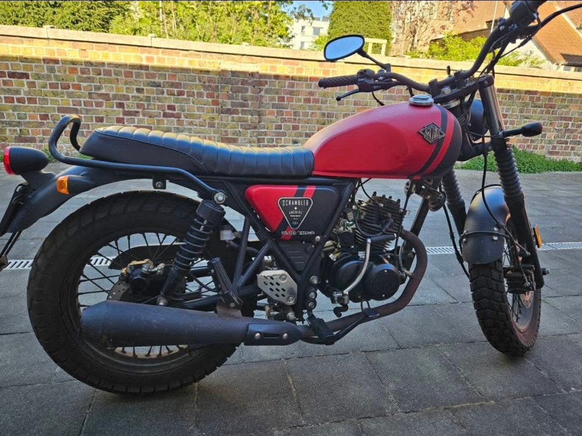 Archive scrambler, Fietsen en Brommers, Brommers | Overige merken, Ophalen, 49 cc, 4 versnellingen, Klasse B (45 km/u)