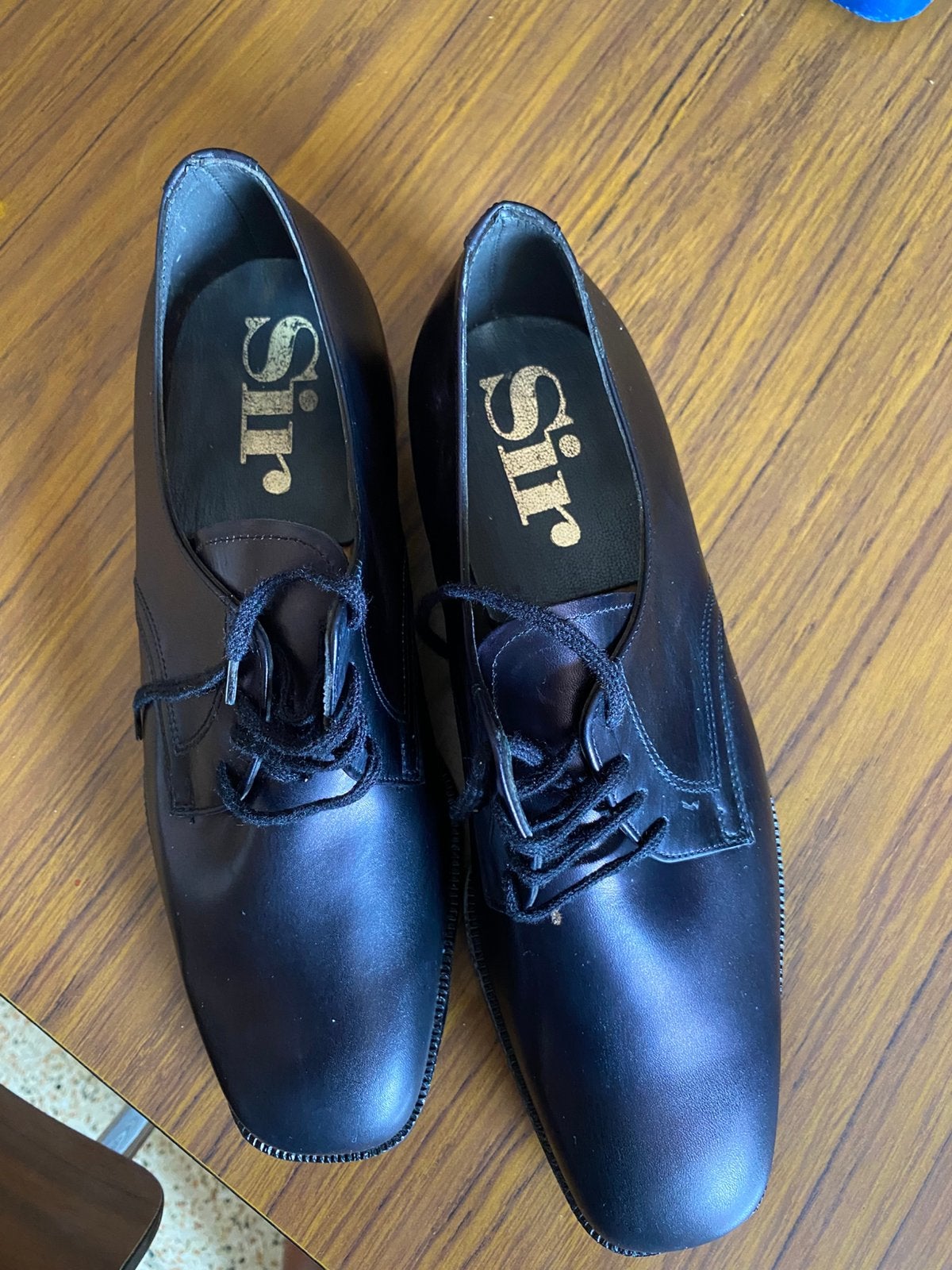 Lederen herenschoenen m41 NIEUW, Kleding | Heren, Schoenen, Zwart, Nieuw, Ophalen of Verzenden, Veterschoenen