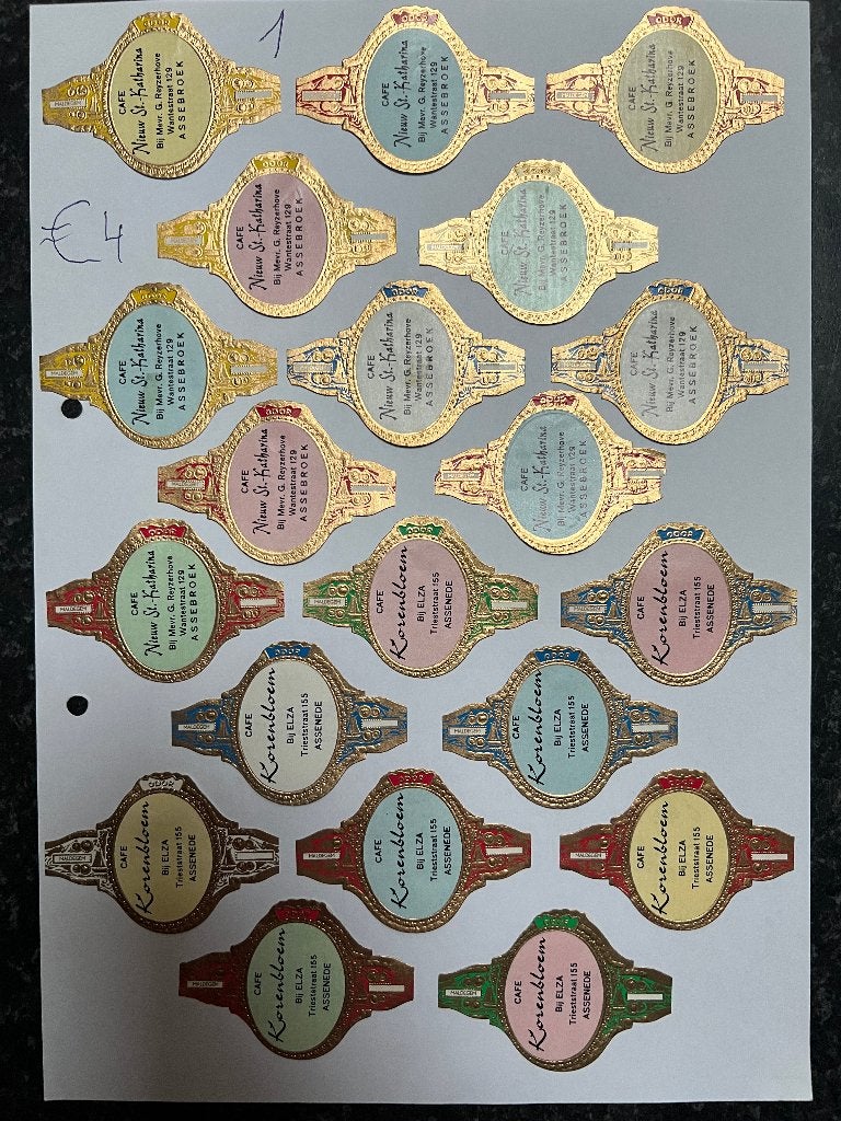 SIGARENBANDEN, Ophalen of Verzenden, Sigarenbandjes