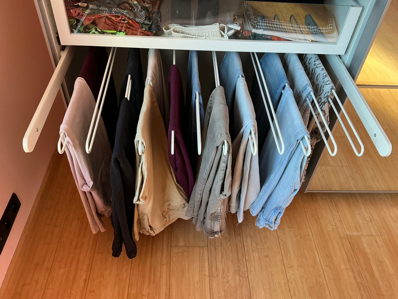 Porte pantalons coulissant pour amoire pax ikea, Maison & Meubles, Enlèvement, Comme neuf