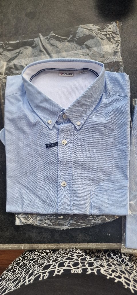 Hemdje van Damart, Damart, Blauw, Nieuw, Halswijdte 39/40 (M)