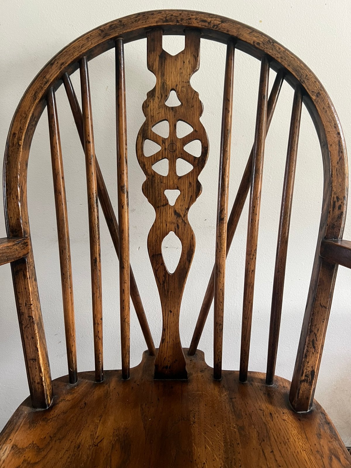 Chaises Windsor authentiques, lot de 4, avec accoudoirs, Maison & Meubles, Enlèvement