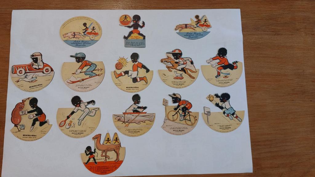Petit Nègre cartes publicitaires anciennes, Collections, Marques & Objets publicitaires, Utilisé, Enlèvement ou Envoi