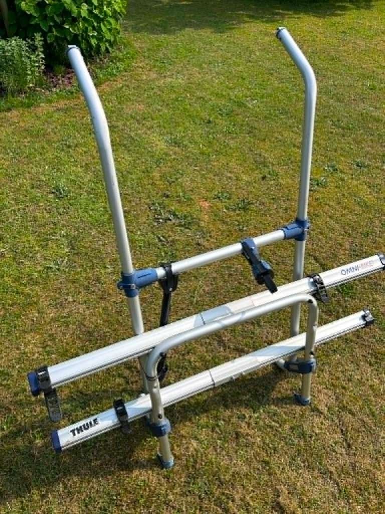 Fietsendrager Thule Omni Bike voor caravan, Enlèvement, 2 vélos, Utilisé, Porte-hayon