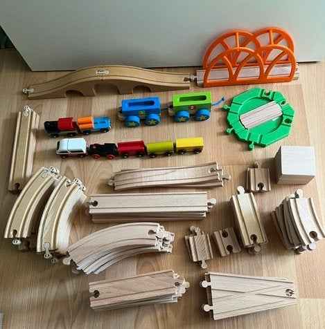Treinsets Lillabo Ikea, Ophalen of Verzenden