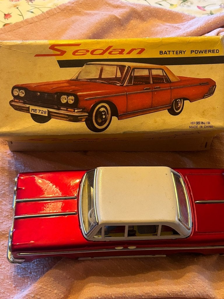 speelgoed auto blik, Antiek en Kunst, Ophalen