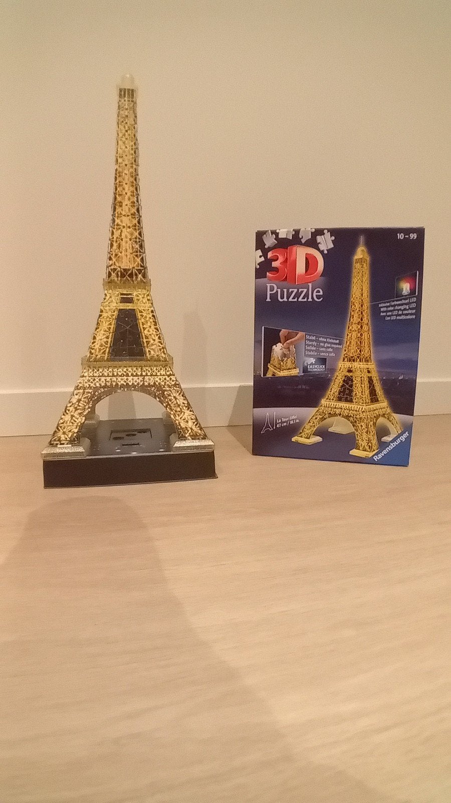 3D puzzel Eiffeltoren, Hobby en Vrije tijd, Denksport en Puzzels, Ophalen, Minder dan 500 stukjes, Nieuw, Rubik's of 3D-puzzel