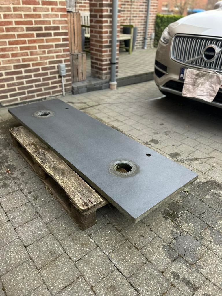 Graniet lavabotabelt BALMANI (NIEUW) - 180 x 55, Huis en Inrichting, Badkamer | Badkamermeubels, Ophalen