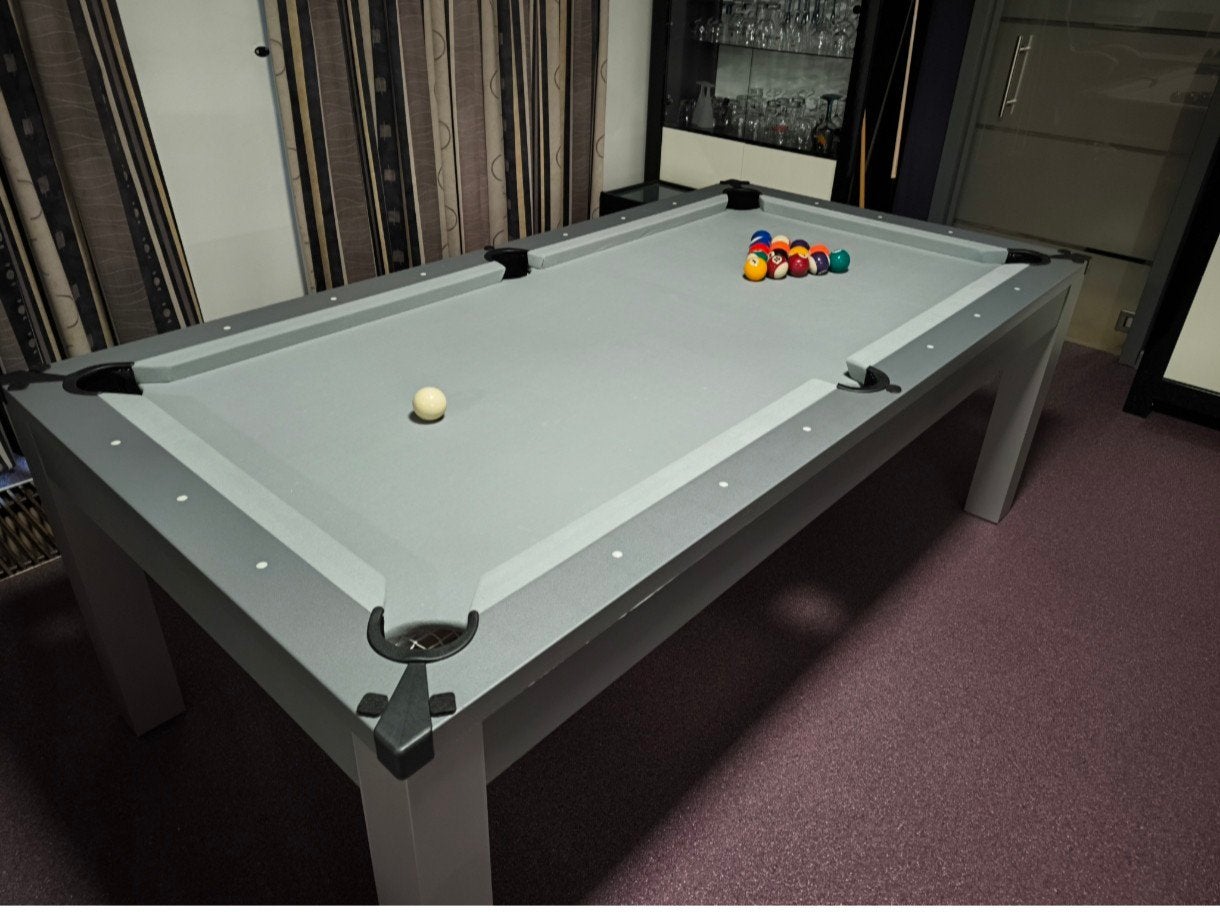 Zo goed als nieuwe pooltafel met tafelblad, Sports & Fitness, Billards & Billards américains, Enlèvement, Table de billard