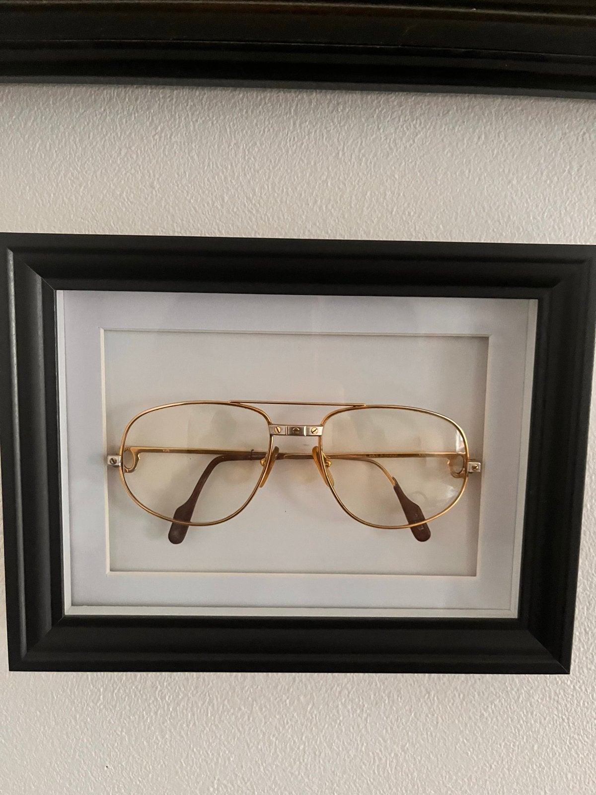 Vintage Cartier Paris Santos Aviator, Gebruikt, Overige kleuren, Bril, Ophalen