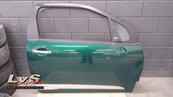 Portière 2portes droite d'un Citroen DS3 (EXY), -, 3 mois de garantie, Utilisé, Porte