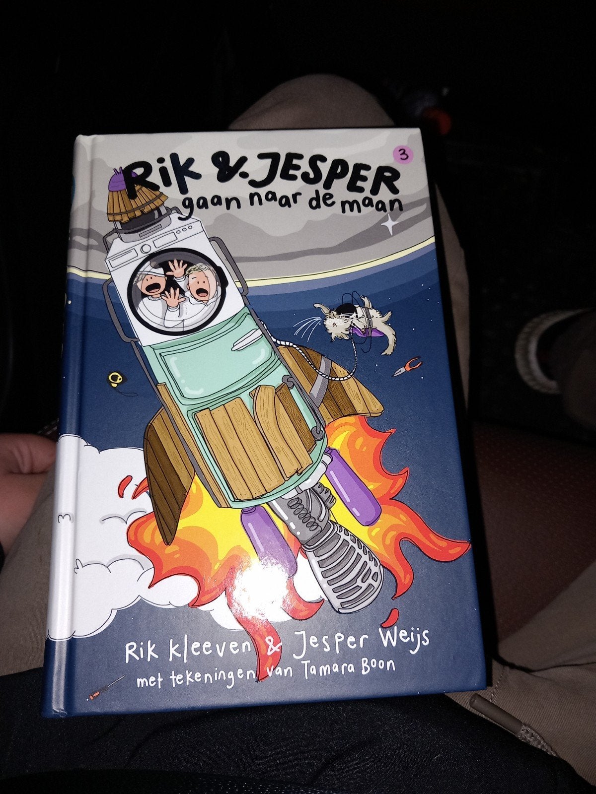 Rik Kleeven - Rik et Jesper vont sur la lune, Livres, Enlèvement, Rik Kleeven; Jesper Weijs