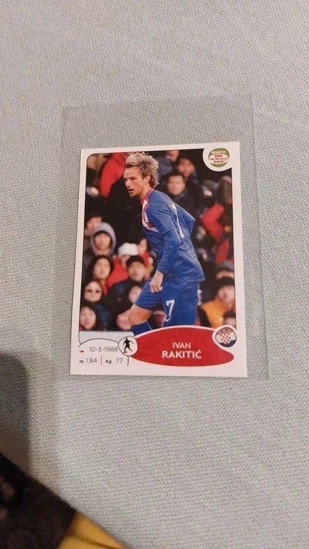 Panini / Sticker / Ivan Rakitic / Kroatië / Brasil 2014, Ophalen of Verzenden, Nieuw, Poster, Plaatje of Sticker