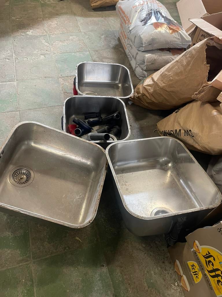 Éviers en inox à vendre – bon état, Maison & Meubles, Cuisine | Éléments de cuisine, Comme neuf, Enlèvement ou Envoi