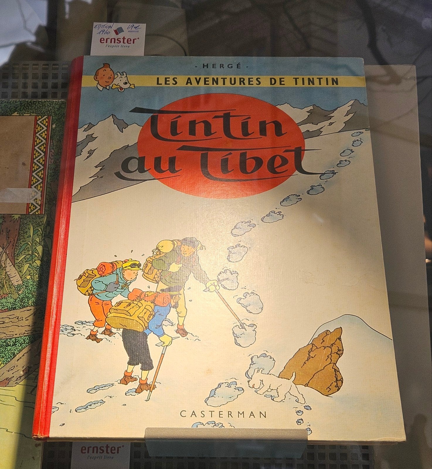 ​Tintin au Tibet (1960) - EO Belge B29, Livres, Une BD, Enlèvement, Utilisé, Herge