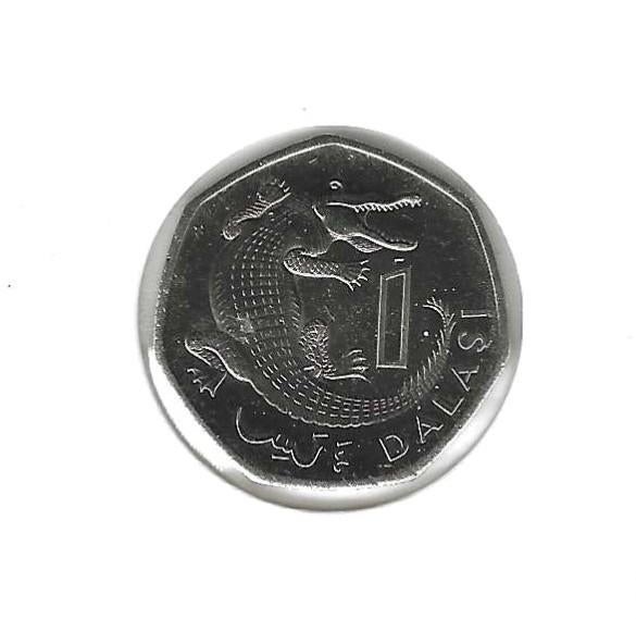 Gambia, 1 Dalasi 1998., Ophalen of Verzenden, Overige landen, Losse munt