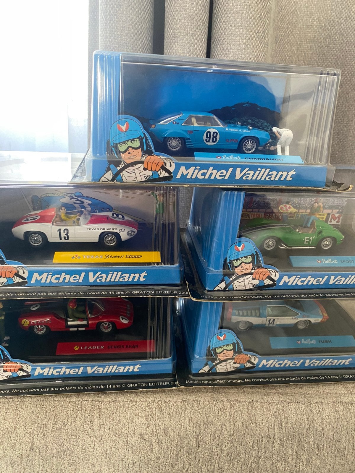 5X Michel Vaillant nieuw in doos 1:43, Ophalen of Verzenden, Zo goed als nieuw