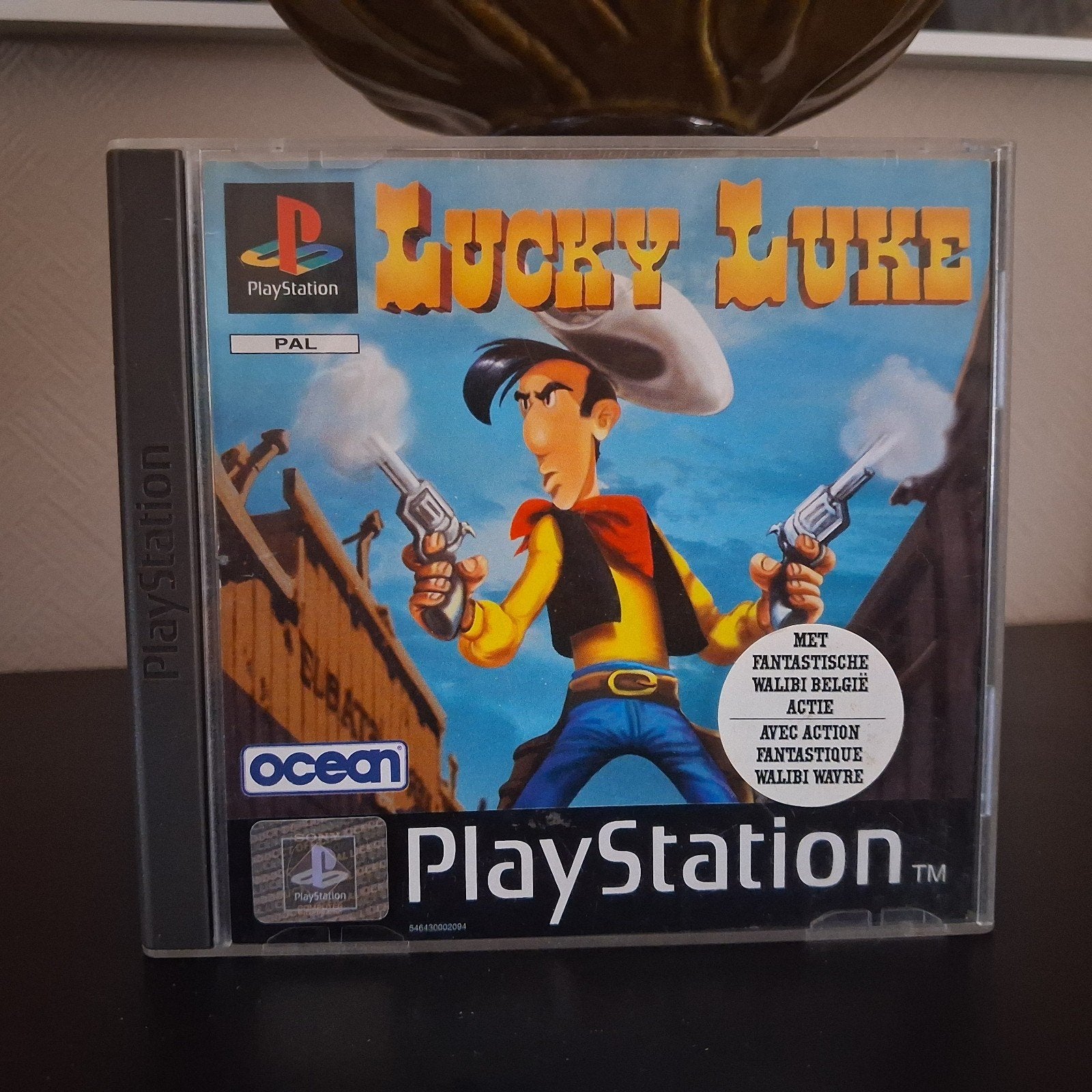 Lucky Luke sur PS1, Enlèvement ou Envoi, 1 joueur, Aventure et Action, Comme neuf