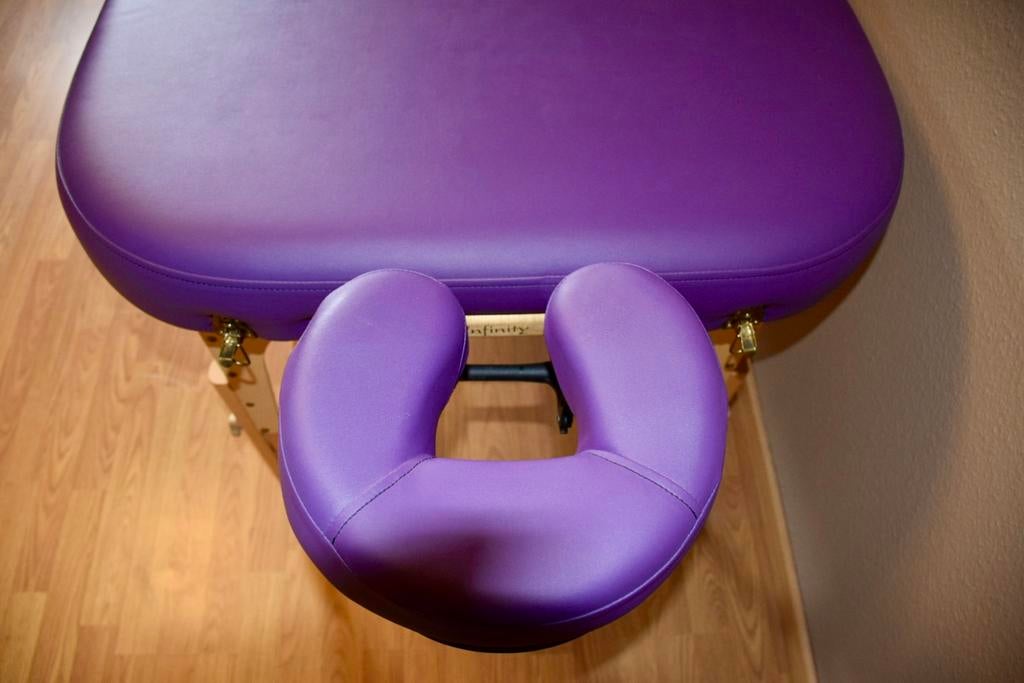 Earthlite Infinity Massagetafel – Amethyst – Gelijk Nieuw, Ophalen, Zo goed als nieuw, Massagetafel
