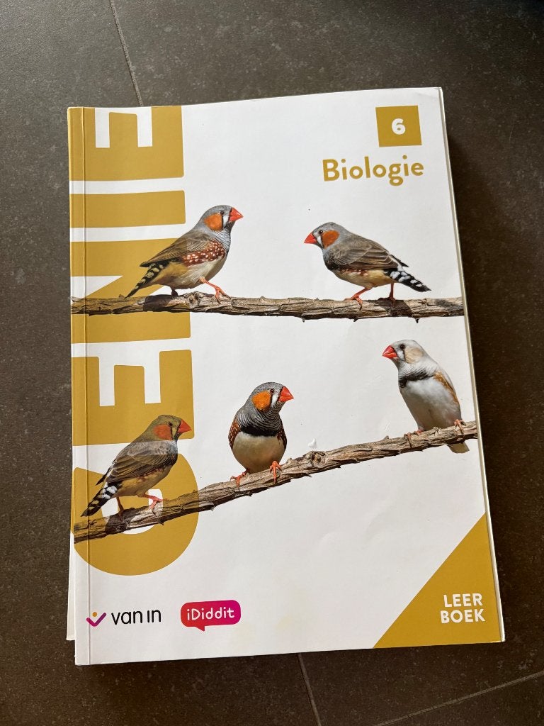 Genie biologie 6, Livres, Livres scolaires, Enlèvement ou Envoi, Biologie, Comme neuf, Van In