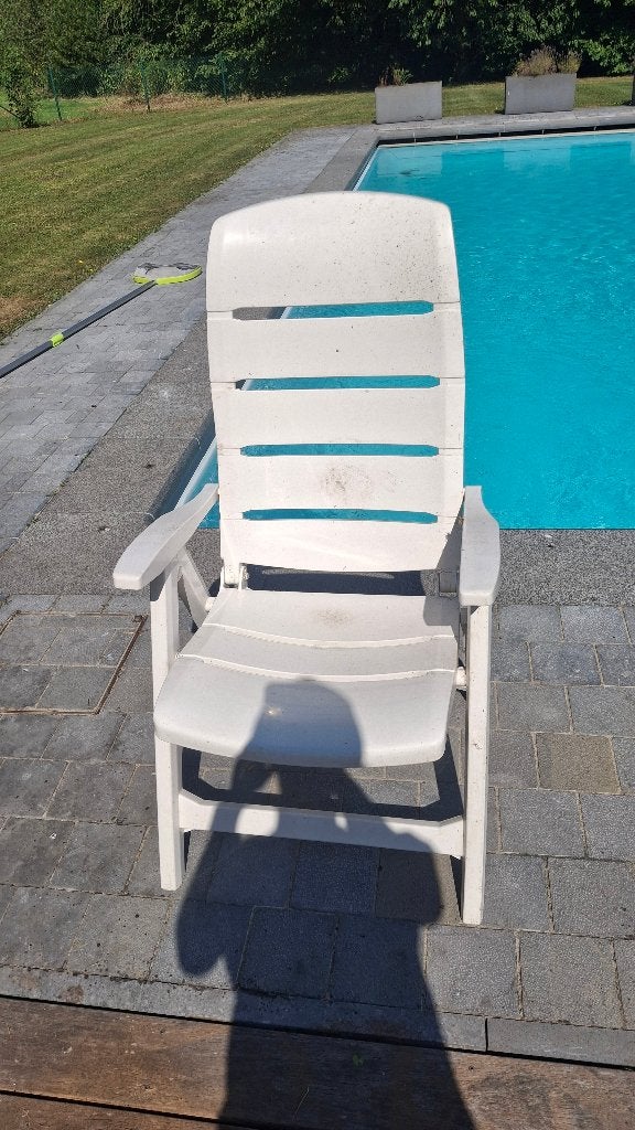 Tuinstoelen x4, Tuin en Terras, Tuinstoelen, Ophalen, Plastic