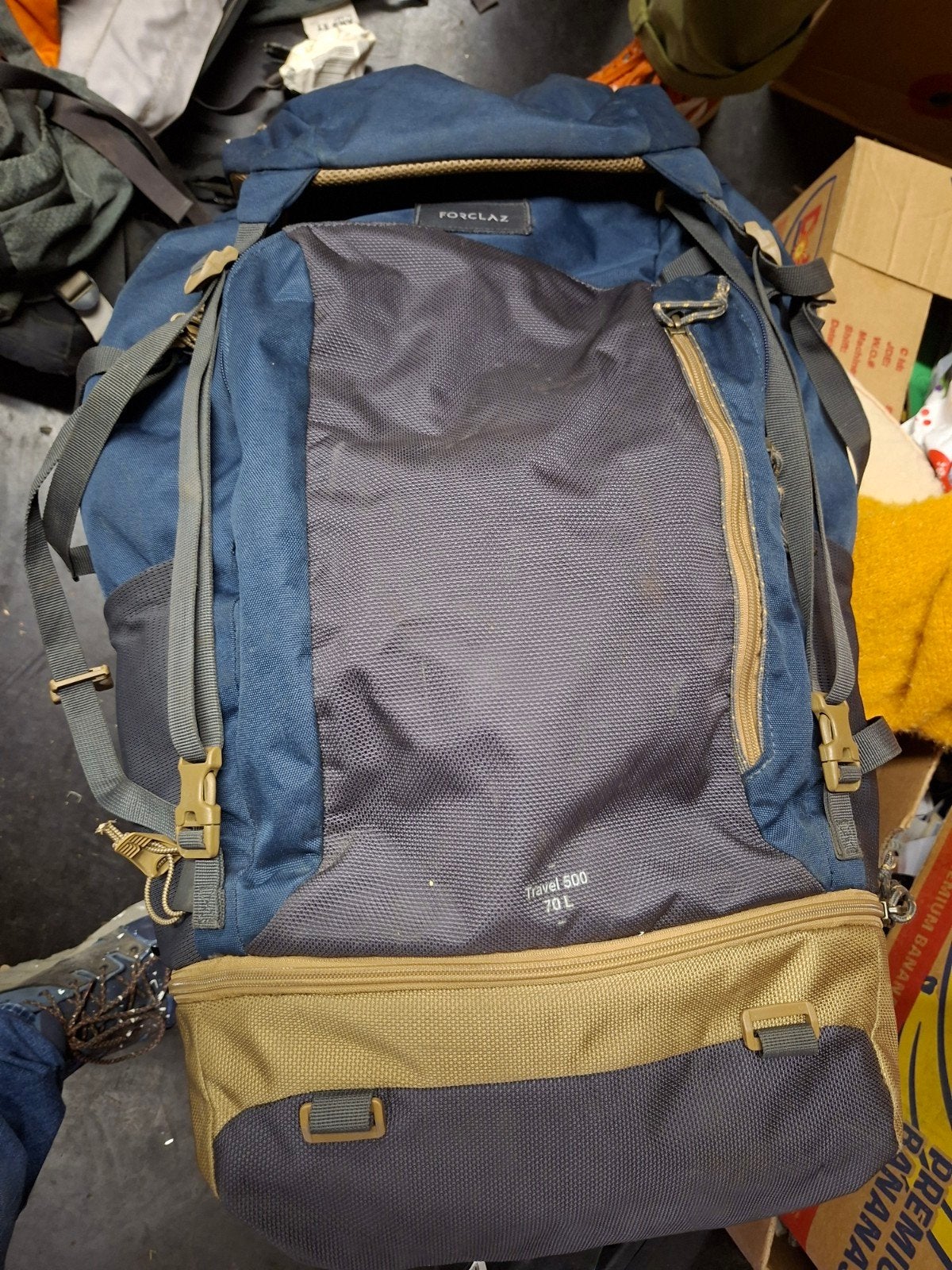 forclaz rugzak 70l, Handtassen en Accessoires, Ophalen, 40 cm of meer, Zo goed als nieuw, Trekking