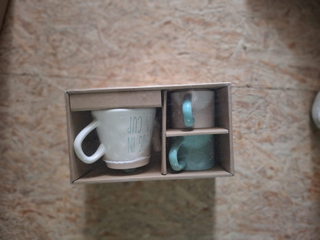 Théière + 2 tasses, Maison & Meubles, Enlèvement, Neuf, Céramique, Théière