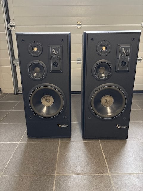 Infinity SM 112 Luidsprekers – Set van 2 (Herstelproject), TV, Hi-fi & Vidéo, Enlèvement, Utilisé, Enceintes stéréo, 150 watts ou plus