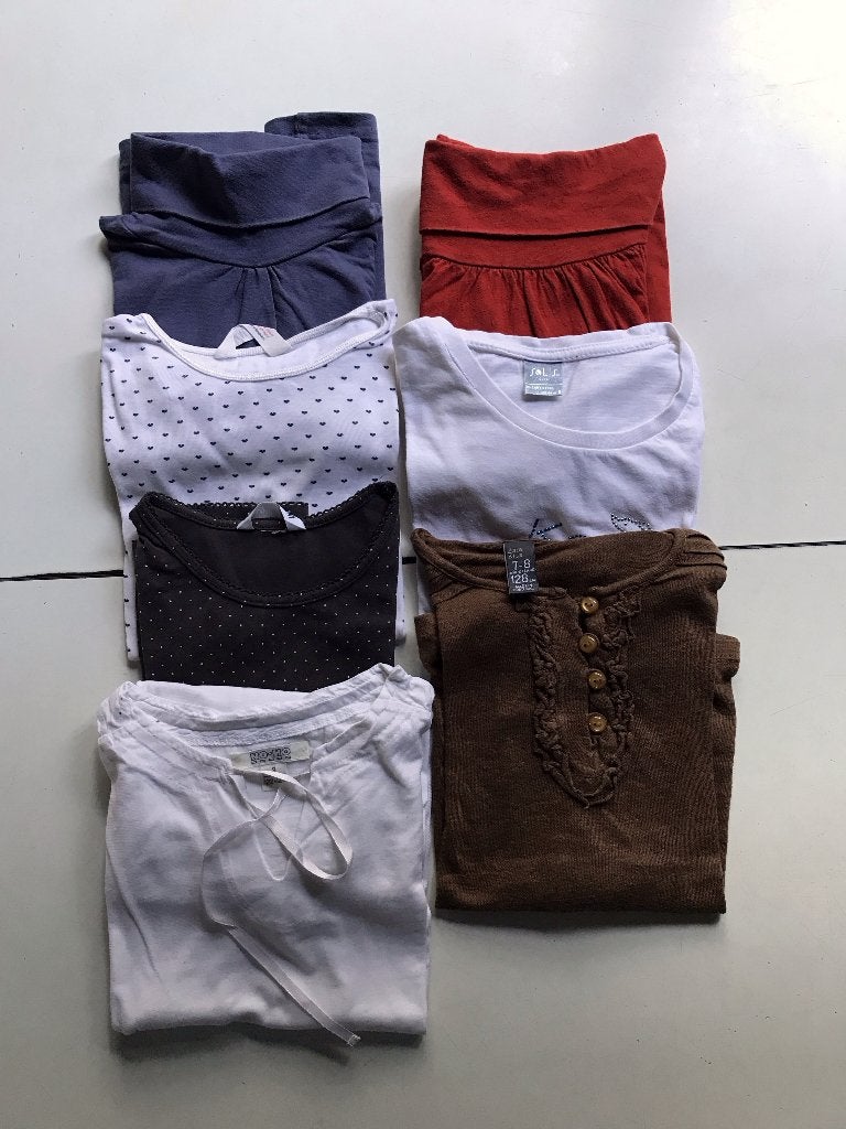 PAKKET longsleeves - maat 122-128 - meisje, Kinderen en Baby's, Ophalen of Verzenden