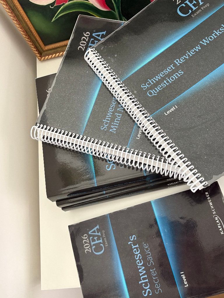 CFA Niveau 1 2026 Schweser Kaplan, Boeken, Studieboeken en Cursussen, Ophalen of Verzenden, Nieuw, Hogeschool