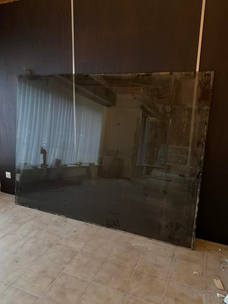 Getint enkel glas (2 formaten), Ophalen, Gebruikt, Glasplaat, 160 cm of meer