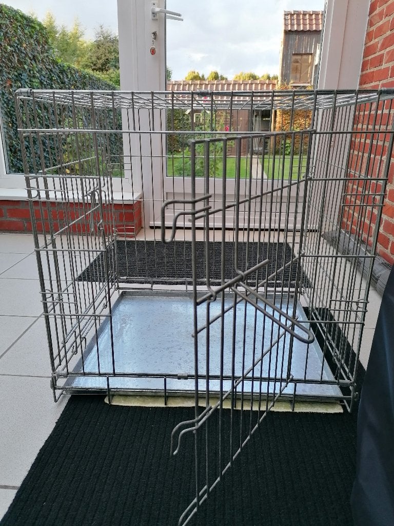 Honden benches gegalvaniseerd staal groot model, Ophalen