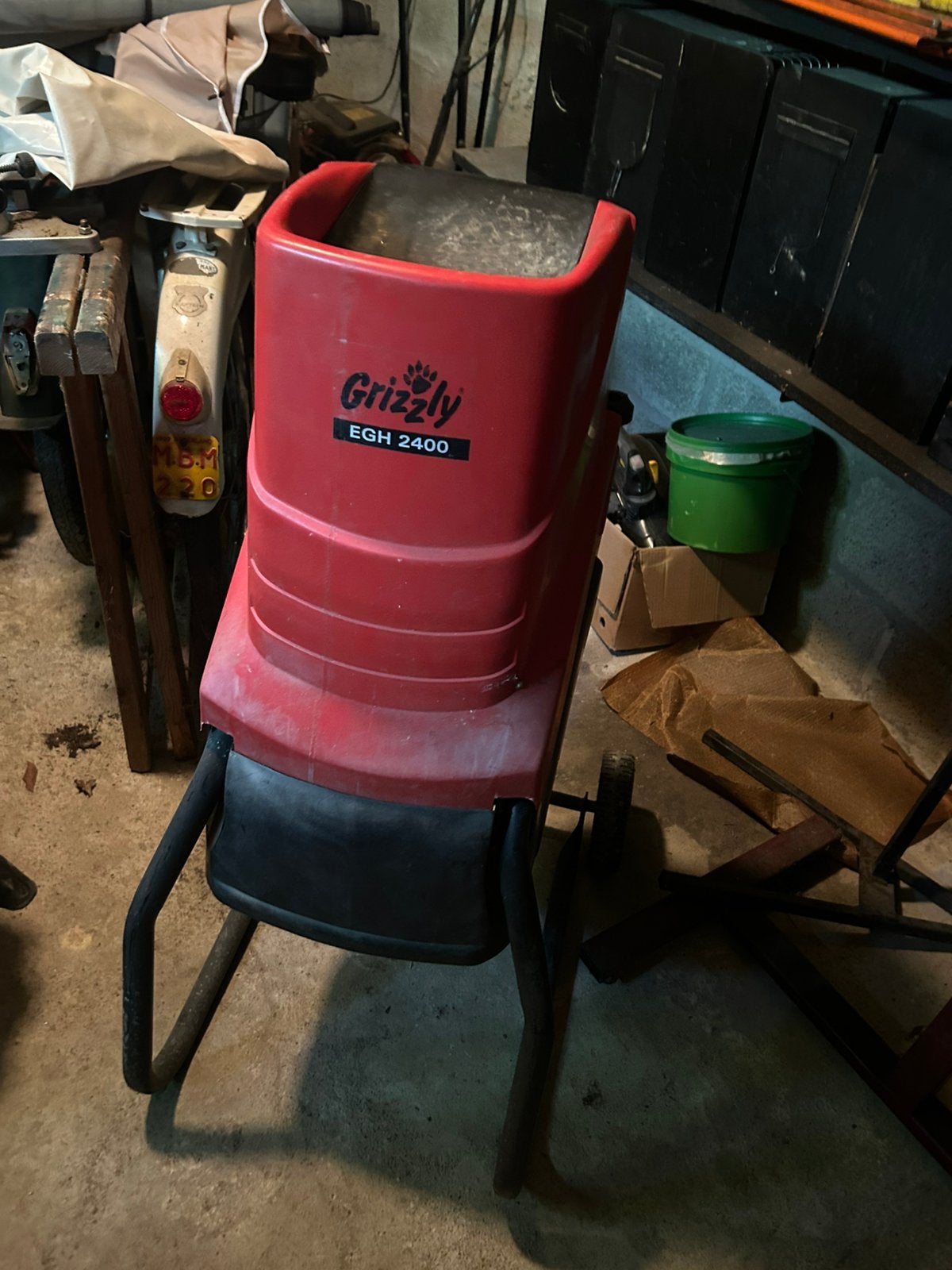 Krachtige Elektrische Hakselaar Grizzly EGH 2400, Enlèvement, Utilisé, Électrique