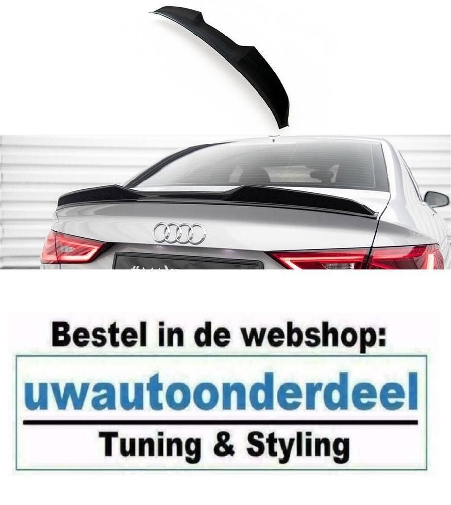 3D Achterklep Spoiler Extention Geschikt Voor Audi A3 8V Sed, Verzenden