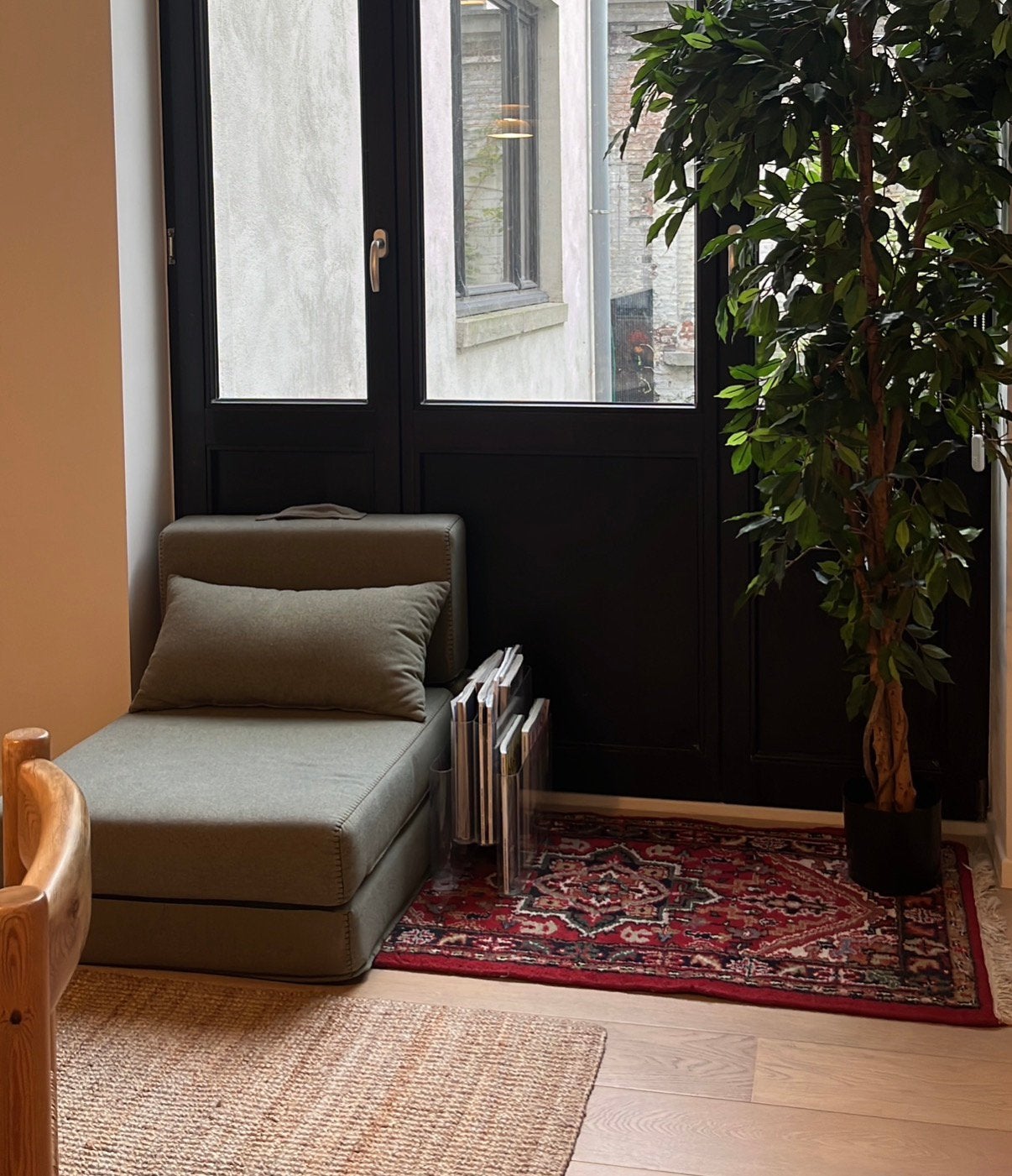 Plooibare sofa, Ophalen, Zo goed als nieuw