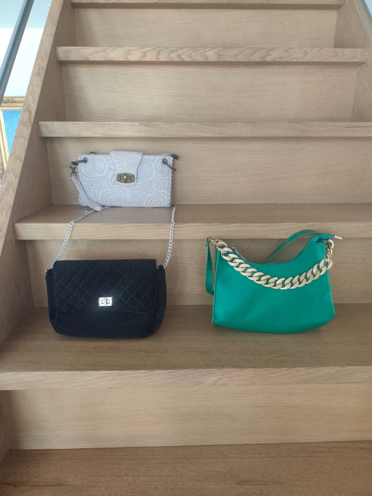 3 petits sacs stylés pour des ambiances différentes, Enlèvement ou Envoi, Comme neuf, Sac à main
