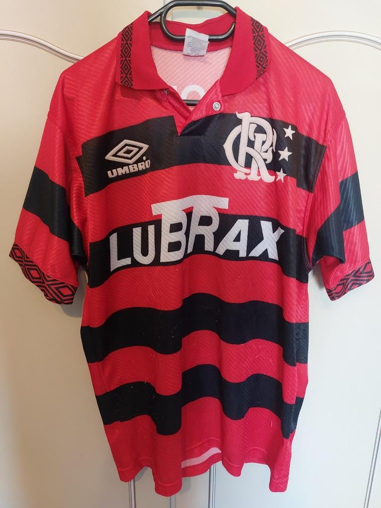 Flamengo Romario Medium Jaren 90 VoetbalShirt, Ophalen, Gedragen, Maat 48/50 (M), Umbro