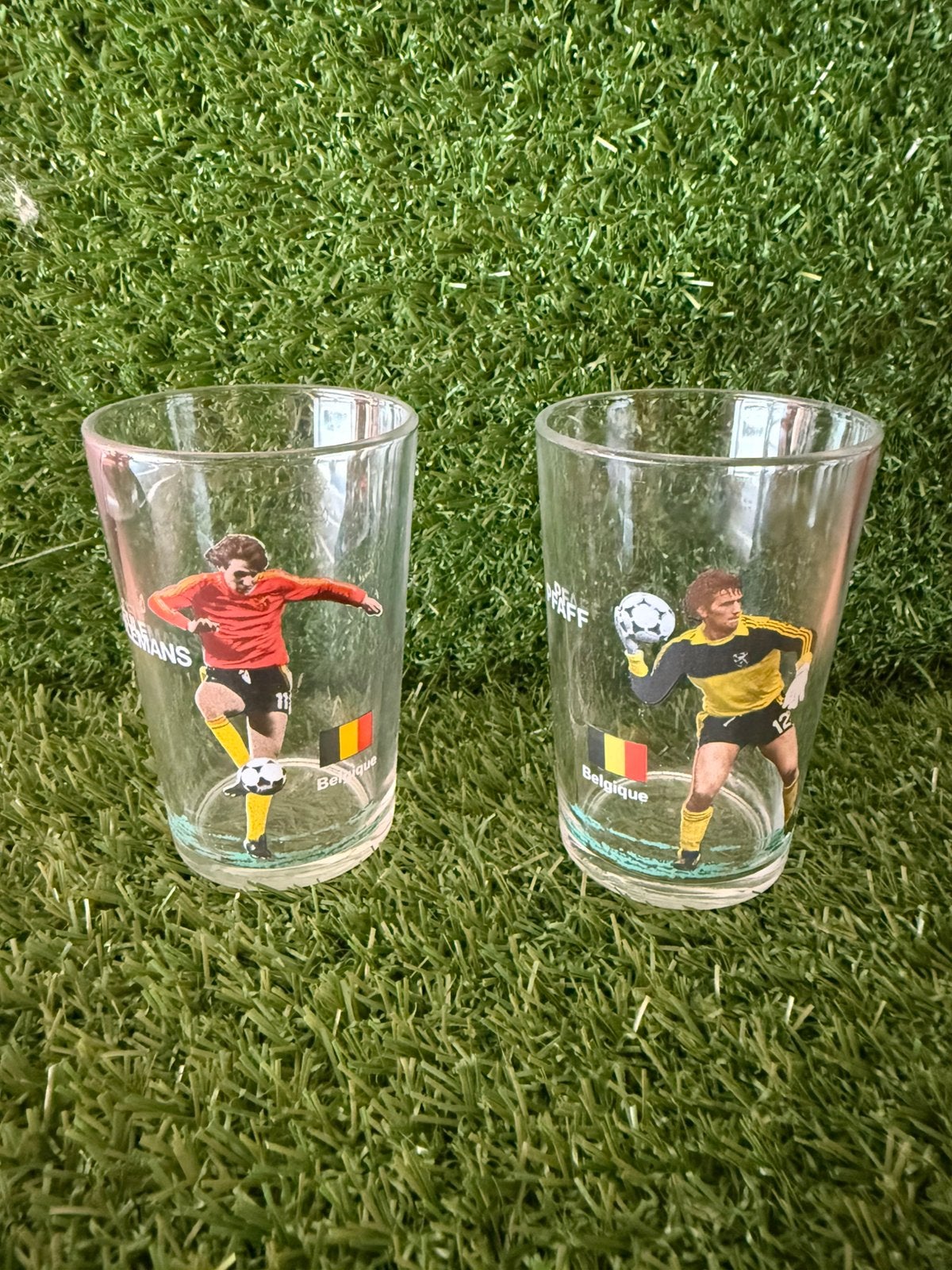 Oude glaasjes rode duivels legends, Verzamelen, Ophalen of Verzenden, Zo goed als nieuw, Overige typen