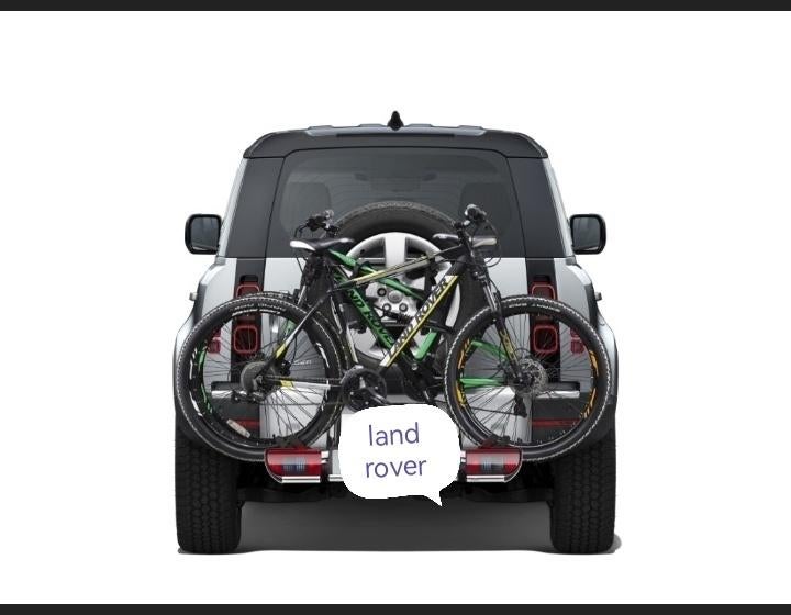 Fietsendrager Land Rover, Ophalen