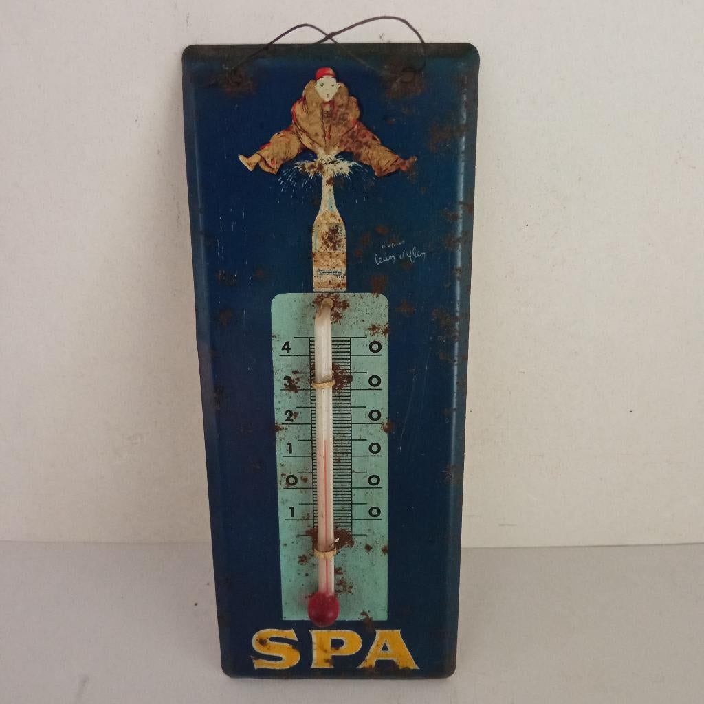 kleine spa-thermometer, Verzamelen, Ophalen of Verzenden, Gebruikt, Reclamebord
