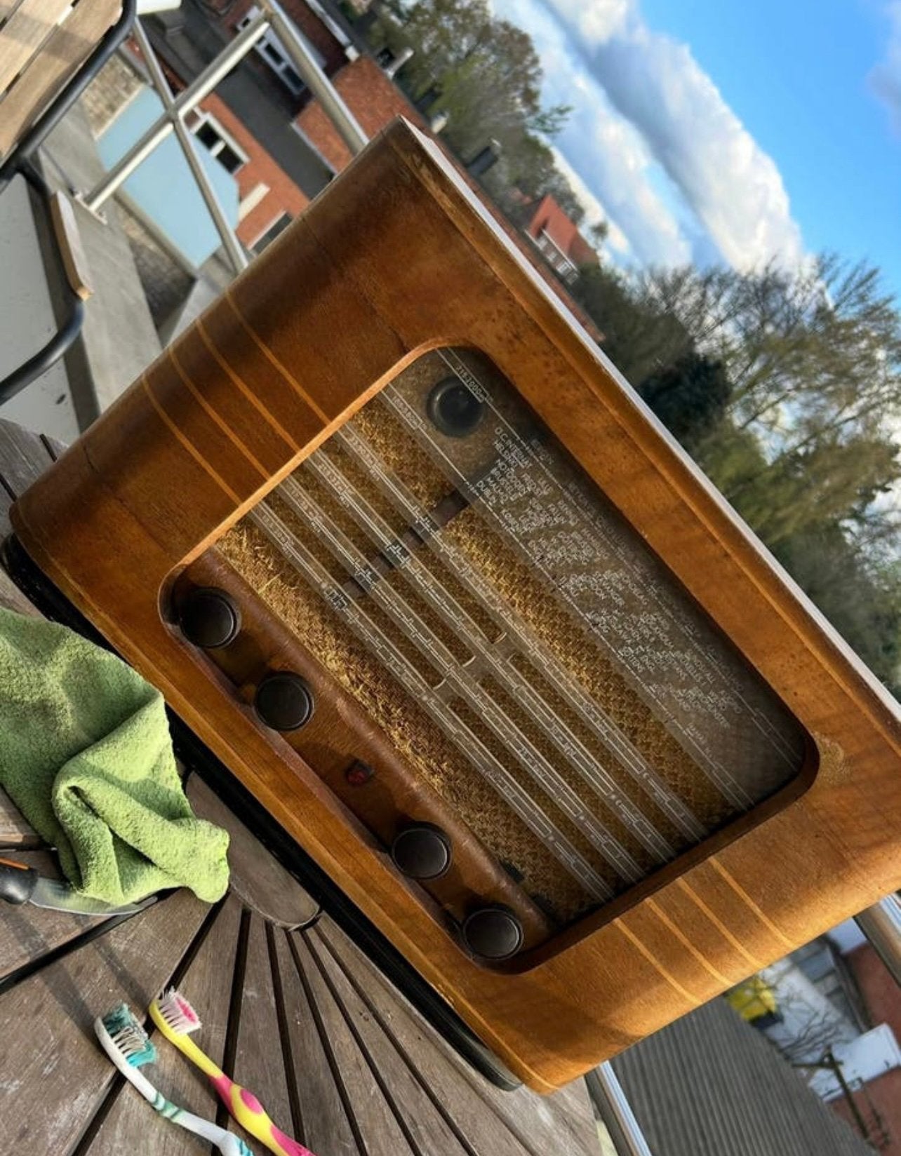 Vintage Buizenradio, Enlèvement, Comme neuf