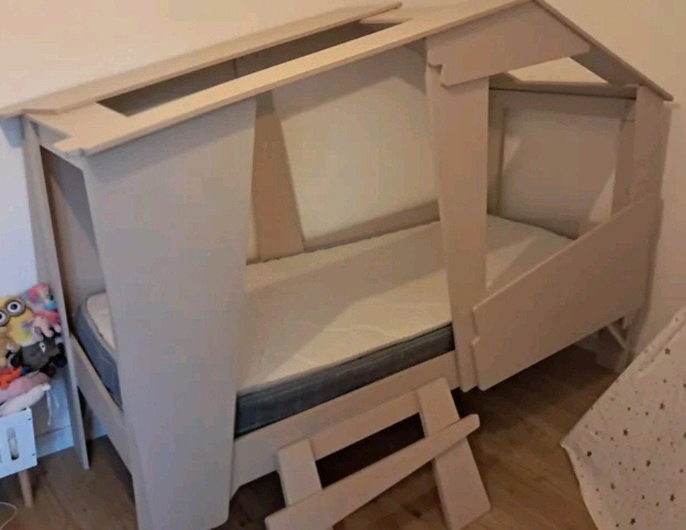 Kinderbed met lattenbodem zonder matras, Ophalen