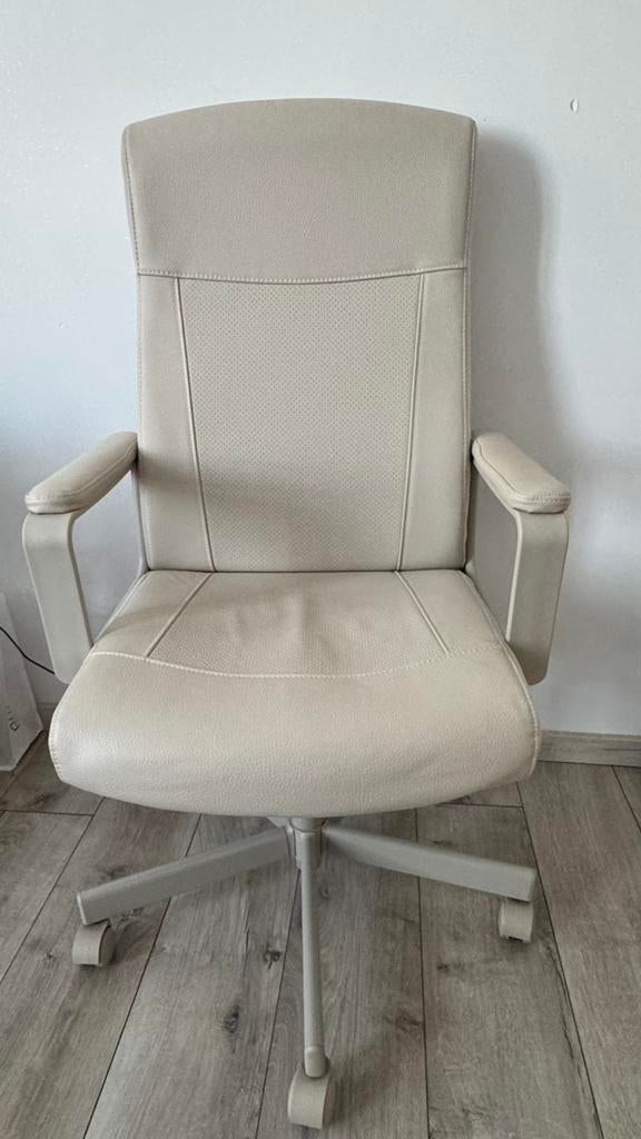 Chaise de bureau (beige) — Zgan — Confortable et élégante, Enlèvement, Comme neuf, Beige, Chaise de bureau