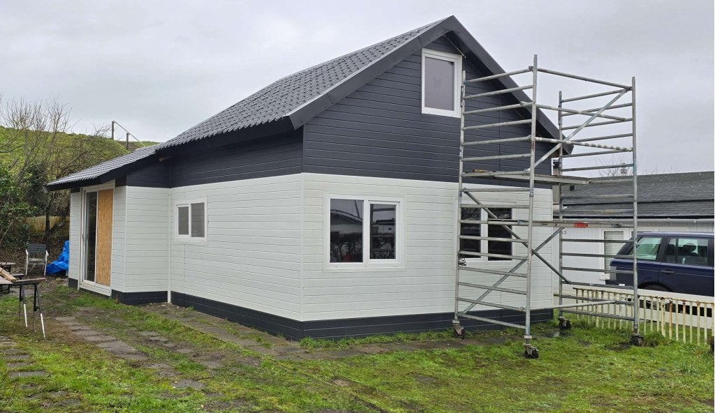 Grote recreatiewoning af te bouwen / wonen toegestaan, Immo, Résidences secondaires à vendre, 85 m², Chalet, Ventes sans courtier