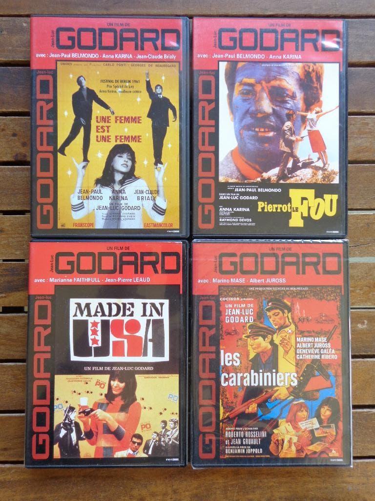 )))  Collection Jean-Luc Godard  //  4 Films  (((, Alle leeftijden, Ophalen of Verzenden, Zo goed als nieuw, Overige genres