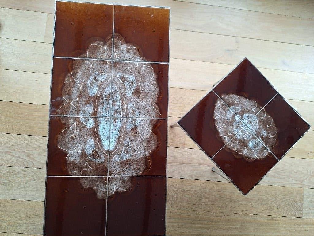 Vintage tegeltafeltjes. Nieuwe prijs!!!, Verzamelen, Retro, Ophalen