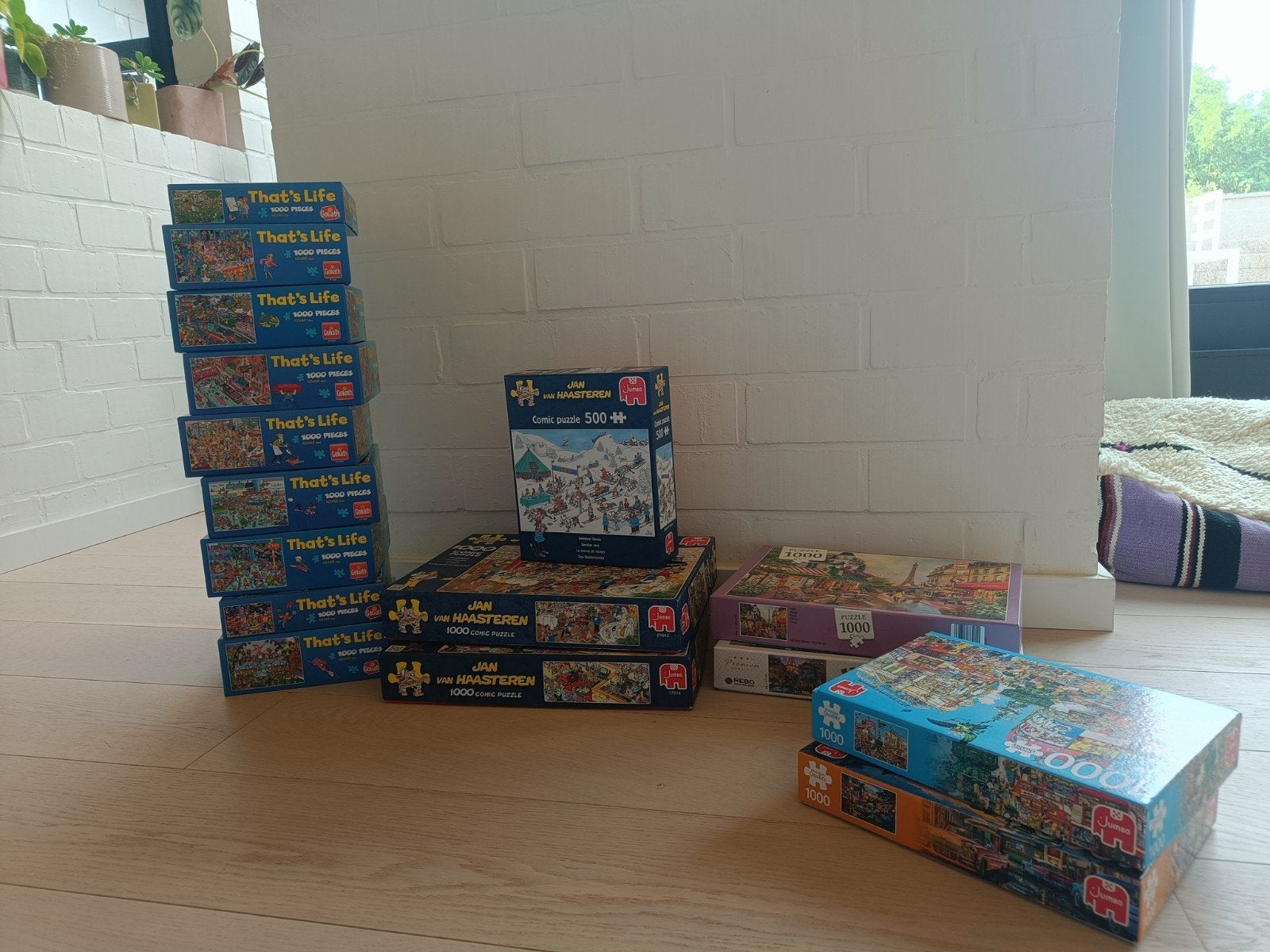 Set van 16 puzzels, Enlèvement, Comme neuf, Puzzle