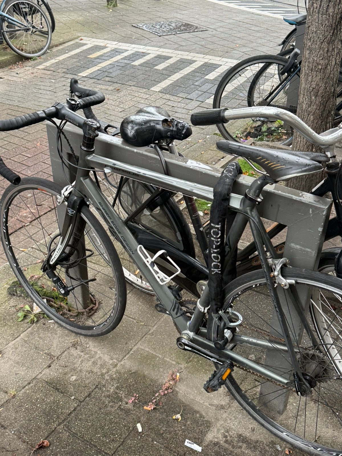 Race fiets, 28 inch, 10 tot 15 versnellingen, Velgrem, Zo goed als nieuw