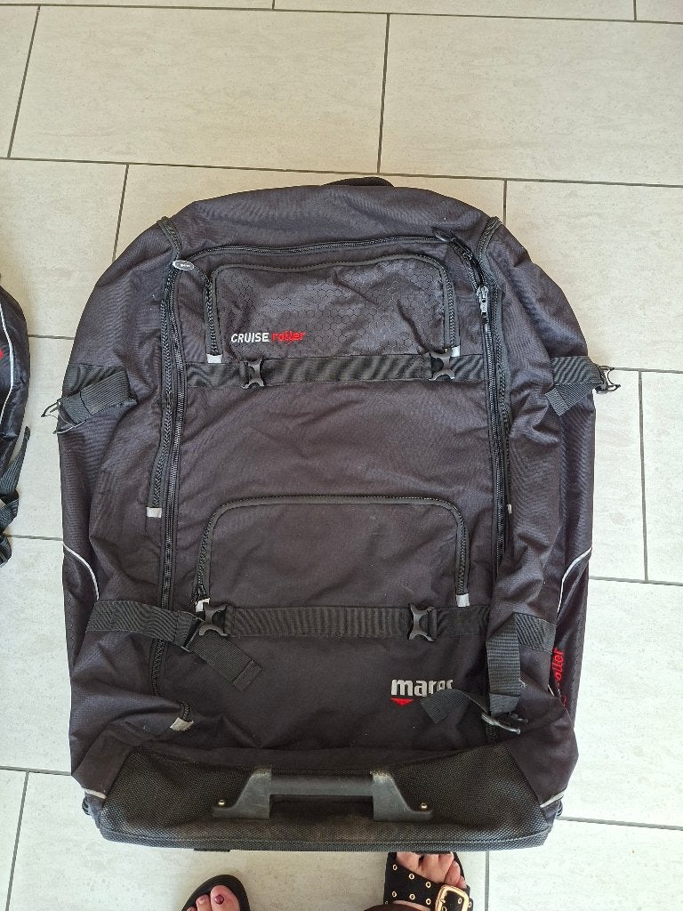 2 sacs de plongée Mares Cruise Backpack Roller, Watersport en Boten, Ophalen, Gebruikt, Overige typen