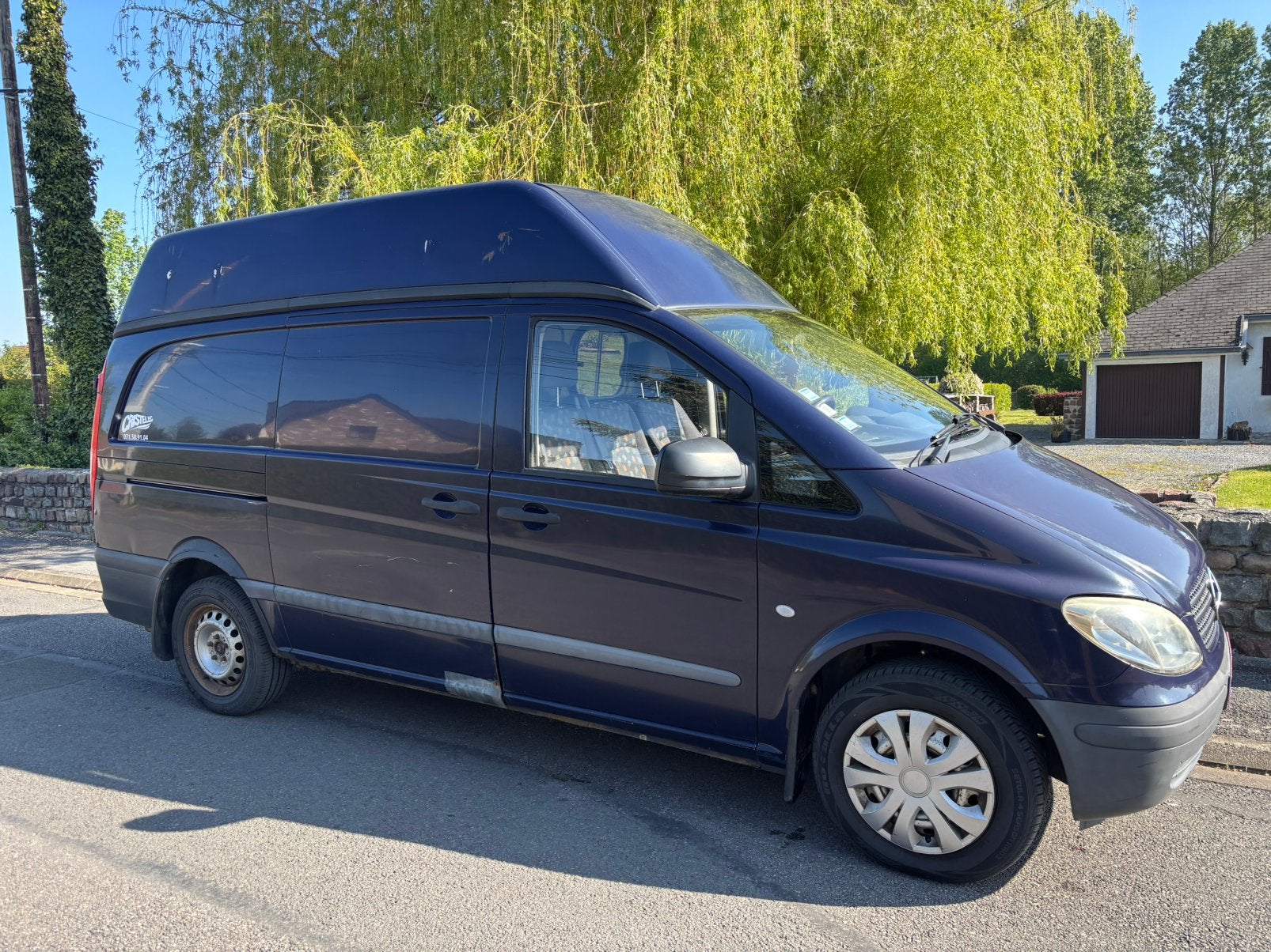 Mercedes Vito verhoogd, uitgebreid, ideaal voor campers, Elektrische ramen, Diesel, Particulier, Te koop